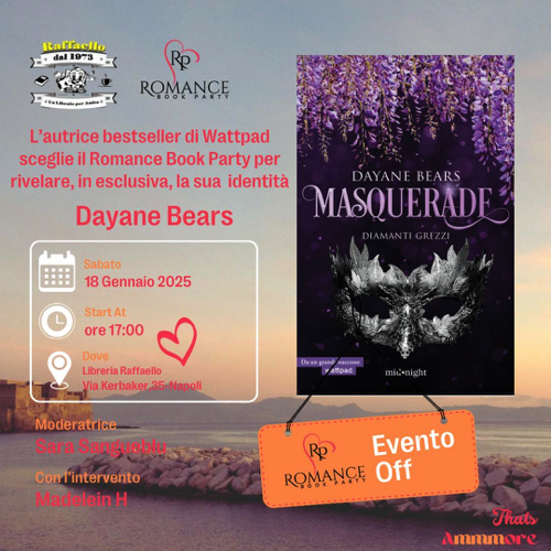 Evento off Romance Book Party - Masquerade